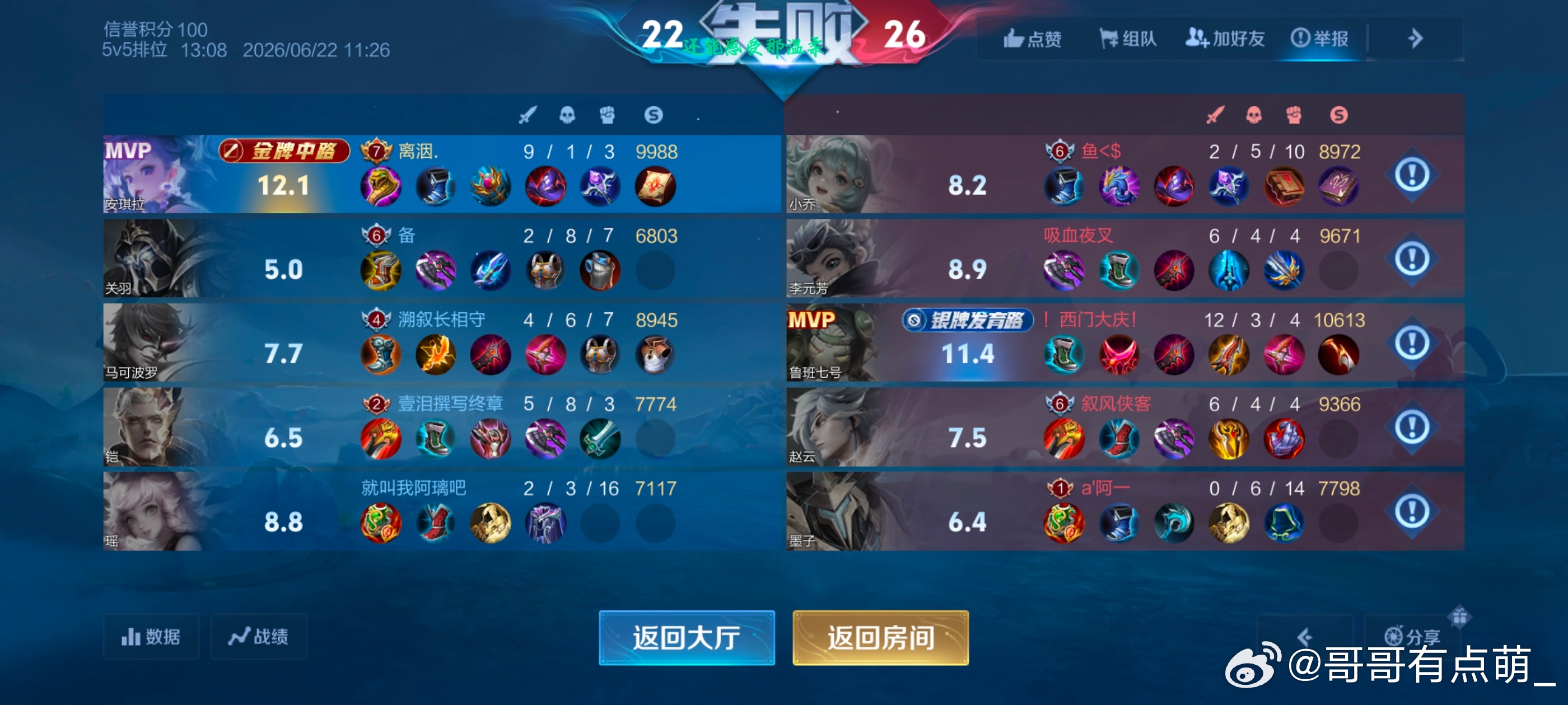 好想哭 