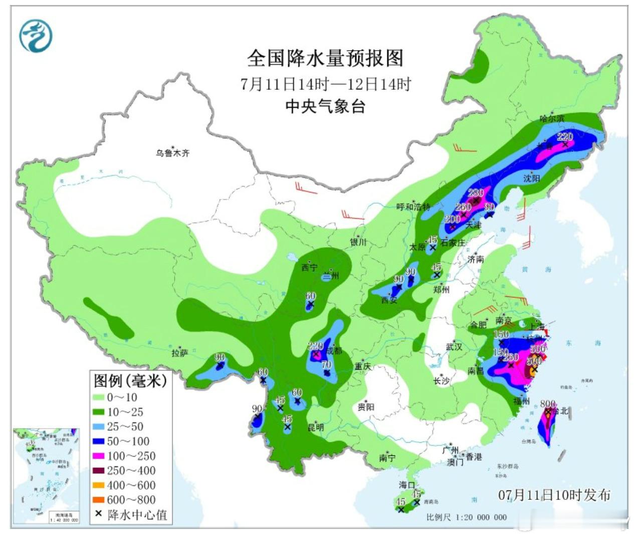 巴威登陆地点有变这几天太影响生活了，大部分地区不是台风就是暴雨！ 
