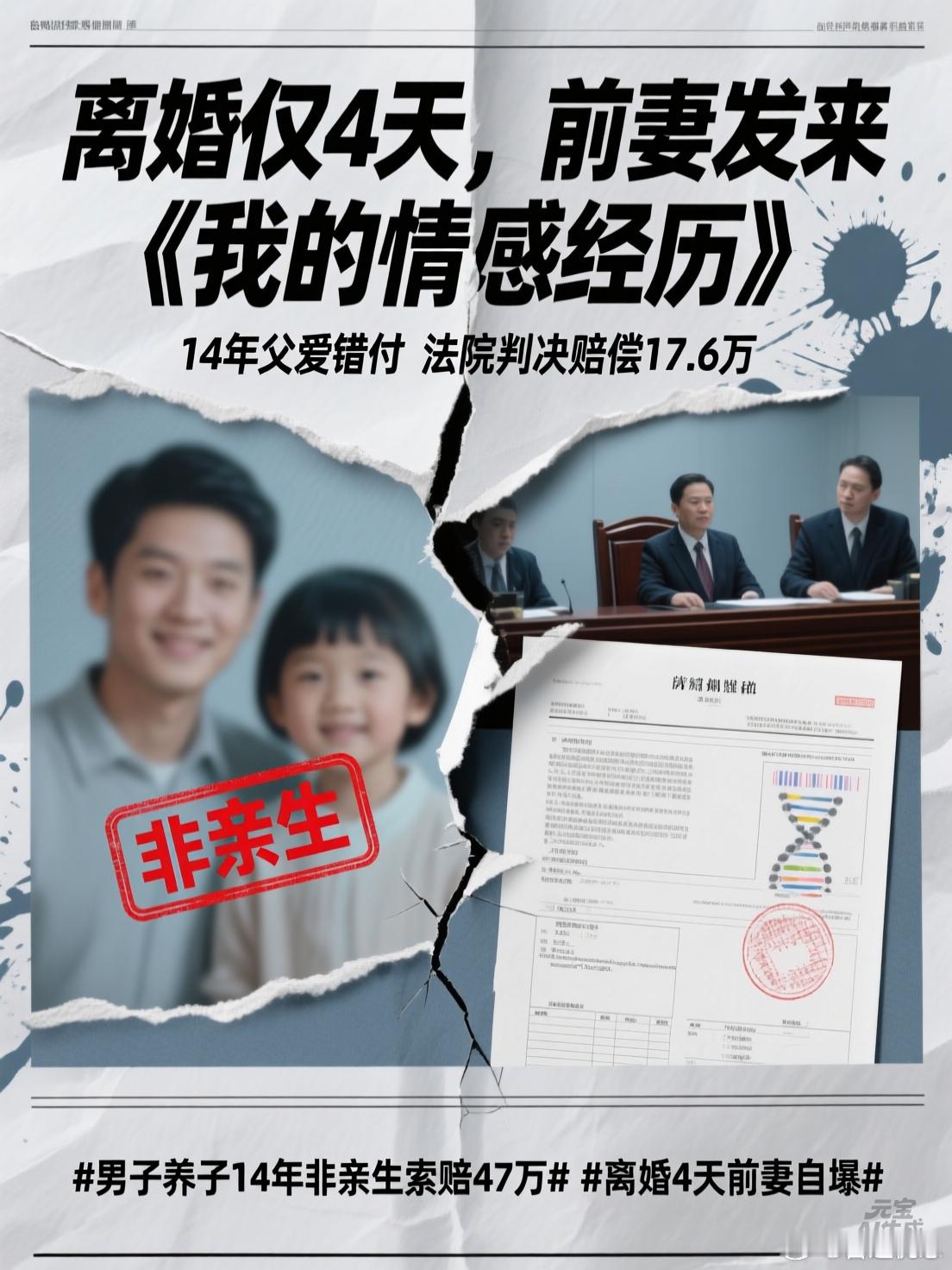 离婚仅4天，前妻发来一份《我的情感经历》，揭开了一个隐瞒14年的惊天秘密。广西桂