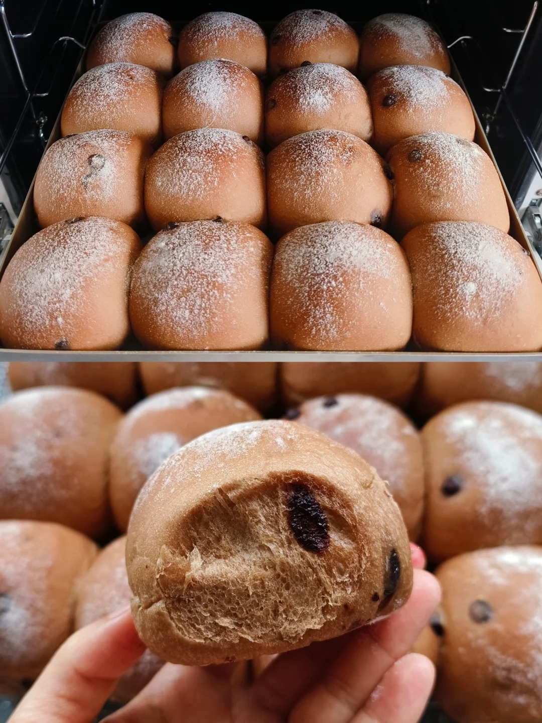 一次发酵🔥软fufu柔软拉丝的巧克力小餐包