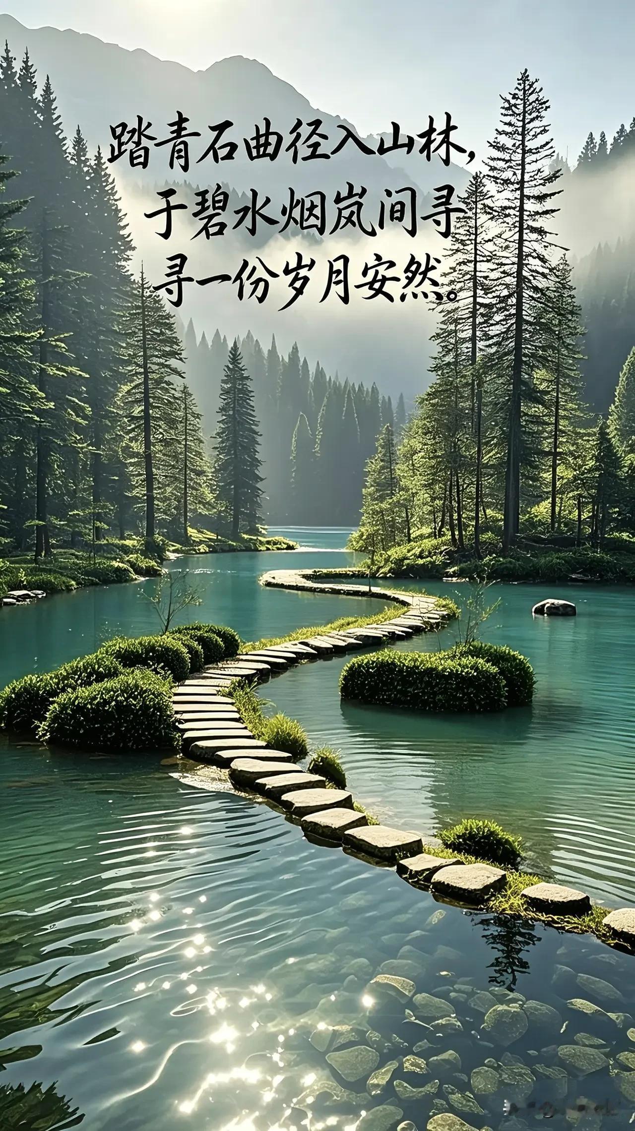 七律《闲怀寄友》
 
粗茶淡饭自生香，
静守初心意韵长。
远避尘嚣心自稳，
淡观