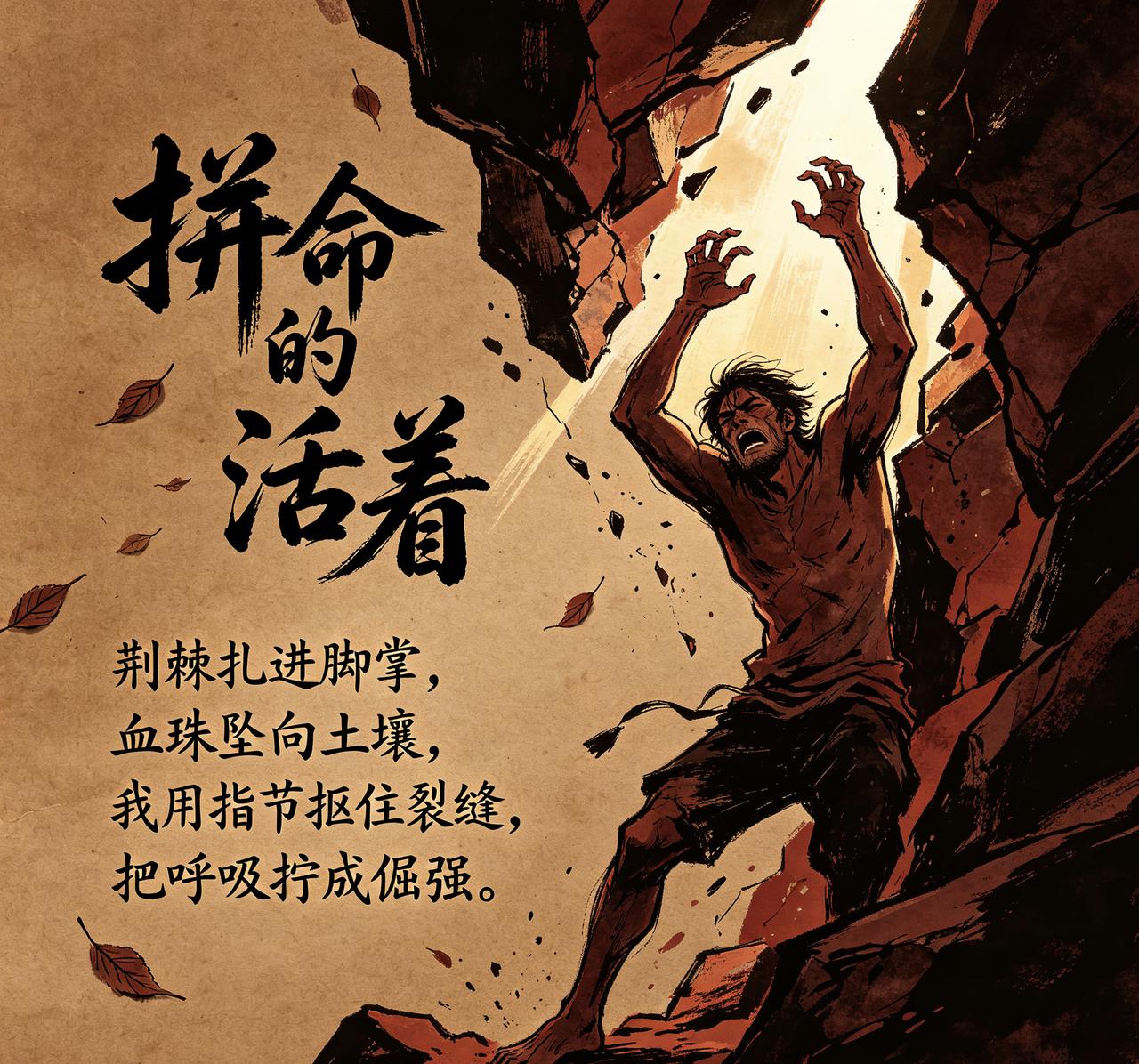 儿啊！你一定要认真努力啊，在你的人生里，无论如何都要想法混个一官半职的，哪怕做个