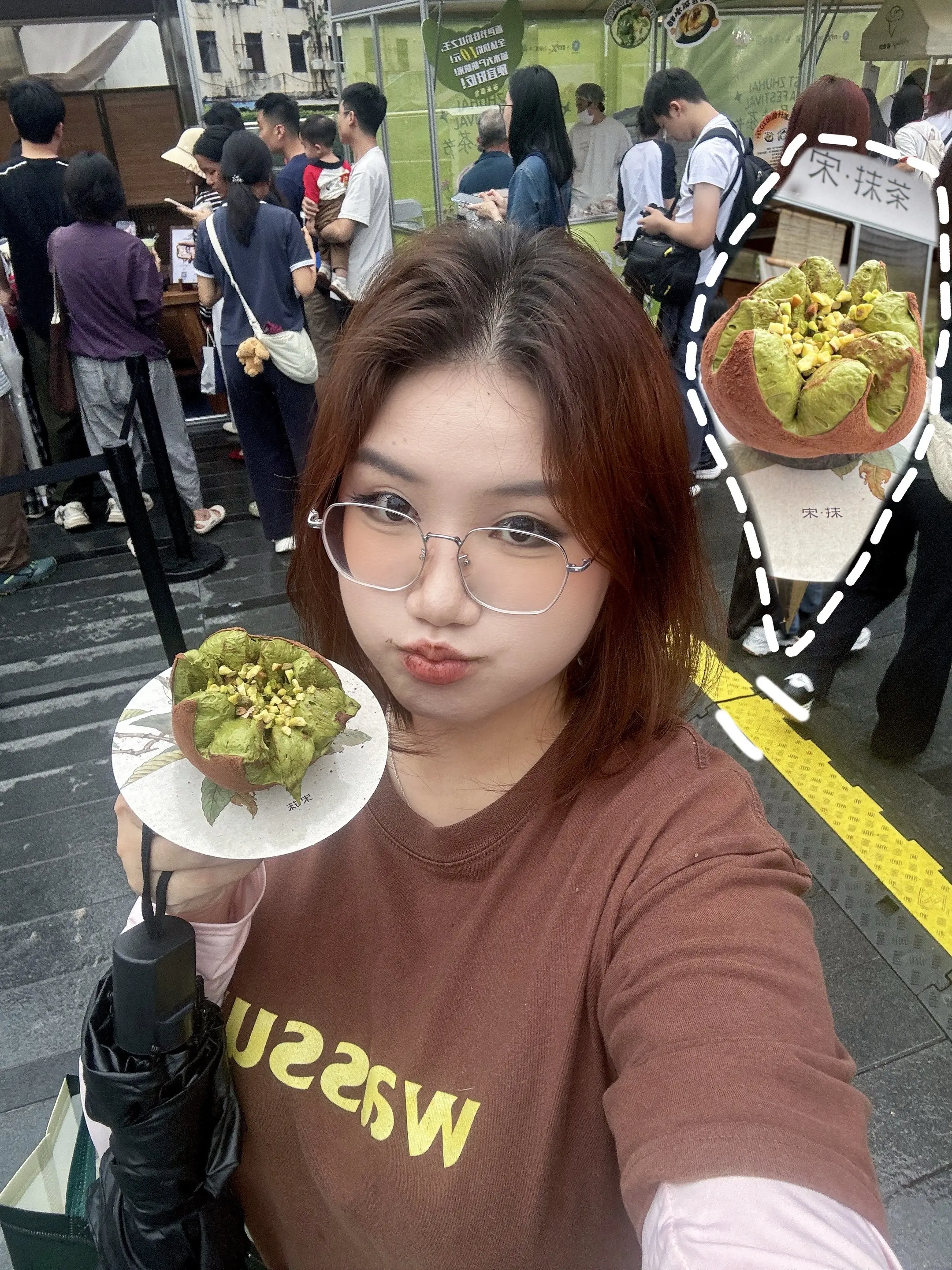 抹茶节花206.8r 买了八个摊位的甜品👾 我就知道去了那边看到甜品...