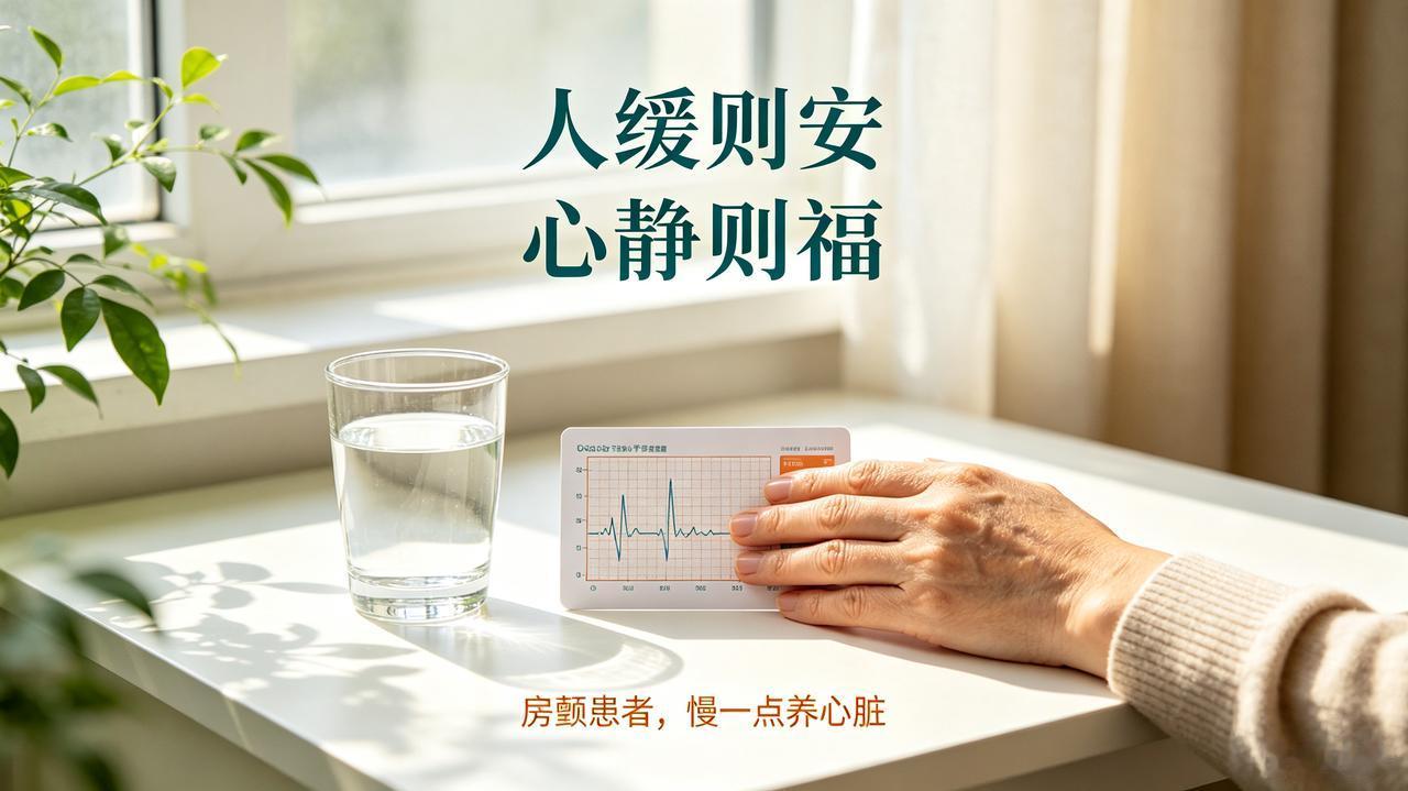 事缓则圆，心静则福，这是房颤患者最好的养生
 
越熬过心脏折腾的日子，越懂一句话