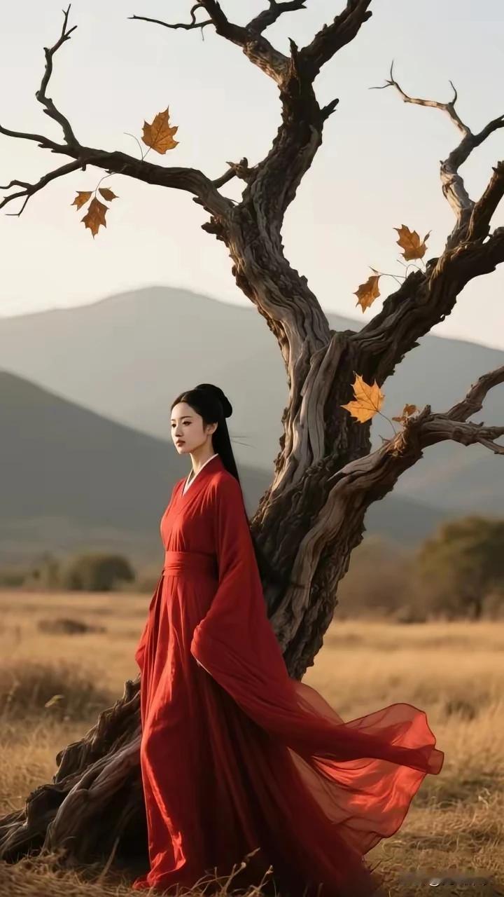 七绝•老树
 老树根枯叶染黄，
经霜历雨骨犹刚。
虽无翠盖遮炎日，
年轮增长岁沧