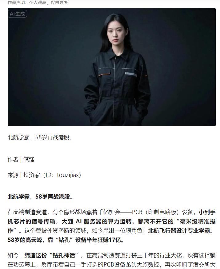 从大学教师到百亿大佬！高云峰 30 年跨界创业，携大族数控冲刺第三个 IPO
