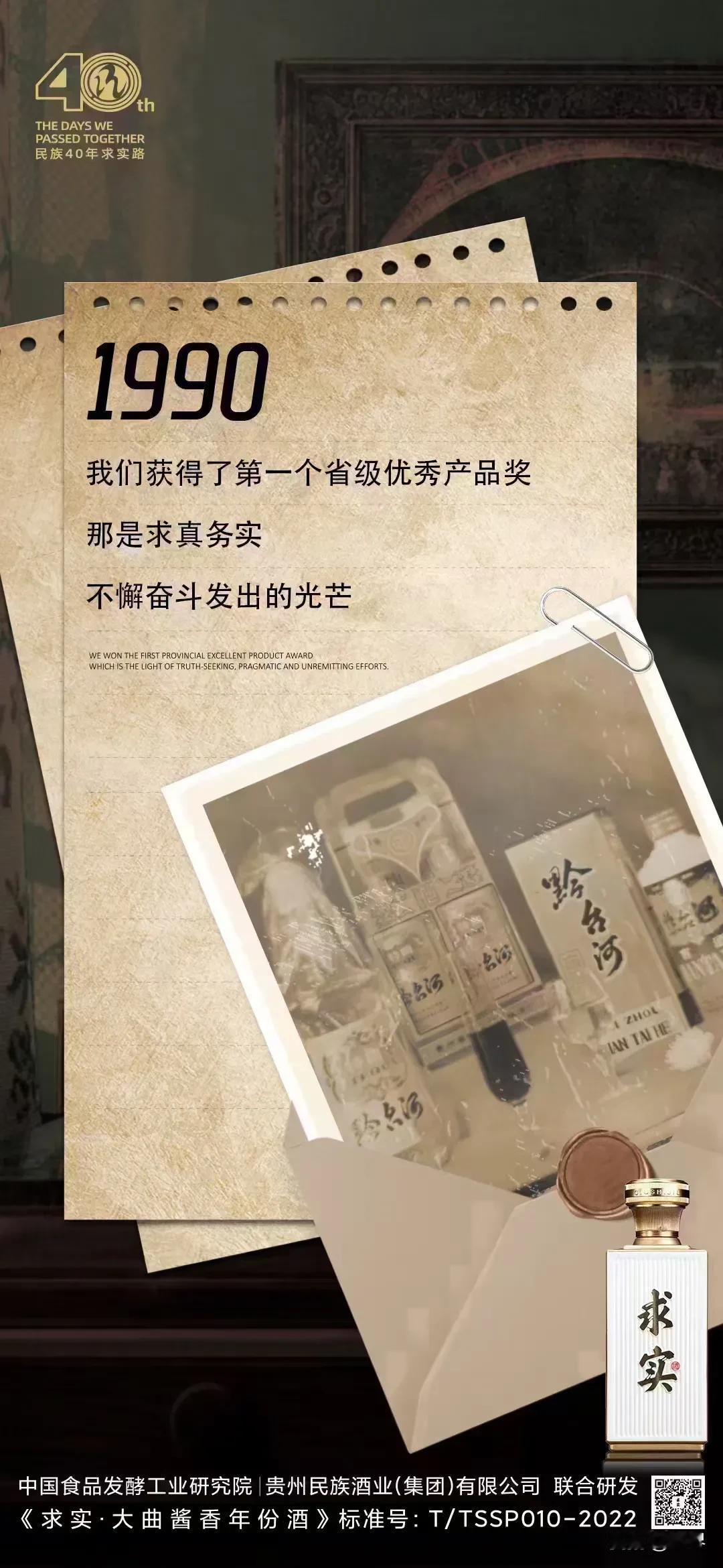 1990，第一次获得省级优秀产品奖，那是点亮求实的光芒