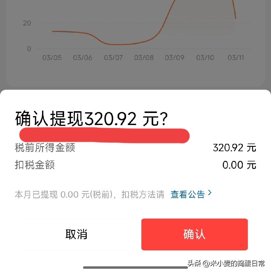 320元到账！坚持做头条，真的越做越踏实
 
刚收到广发银行的到账提醒，320.