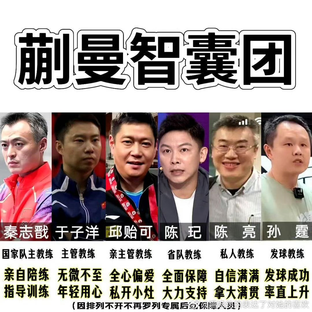 “因排列不开不再罗列专属后勤保障人员” 