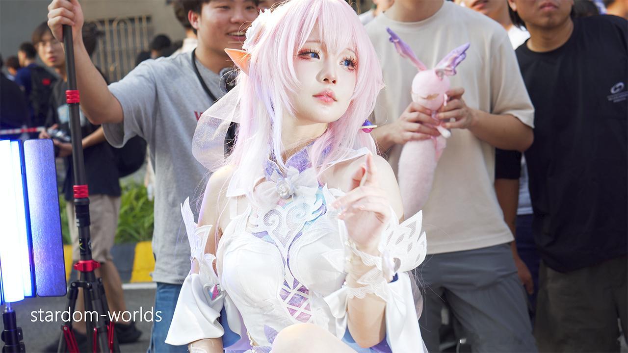 昔涟cos广州漫展 2025广州CICF漫展 崩坏星穹铁道 昔涟 cosplay