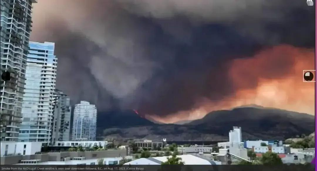 五月开始的加拿大山火，如今越烧越旺！8月19日，一夜之间又发生近1000起大火，
