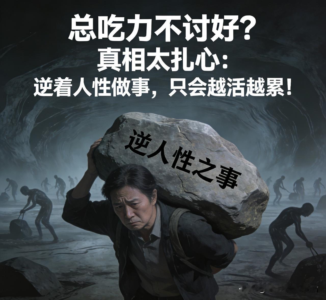 “总吃力不讨好？真相太扎心：逆着人性做事，只会越活越累！”

       聪明