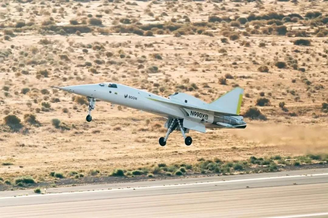 #大厂自拍# Boom Supersonic 公司：XB-1昨天完成了第二次飞行