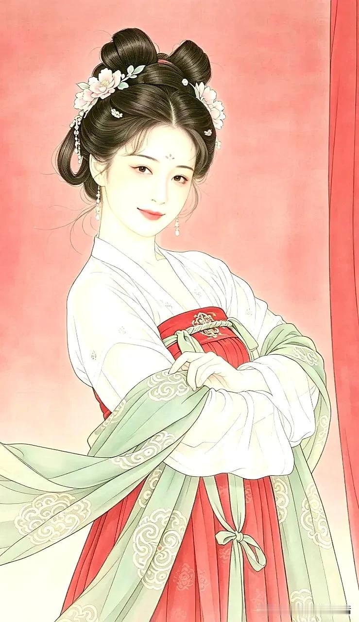 红袖添香夜，月华照美人。
