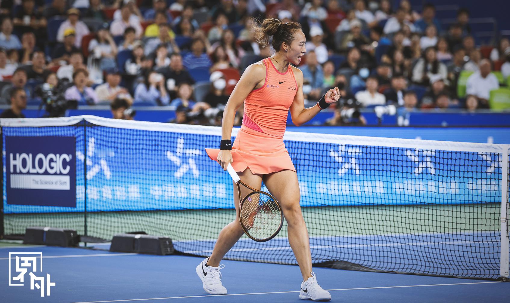 #郑钦文晋级武网决赛#  时隔10年，中国球员再进WTA1000赛女单决赛。郑钦