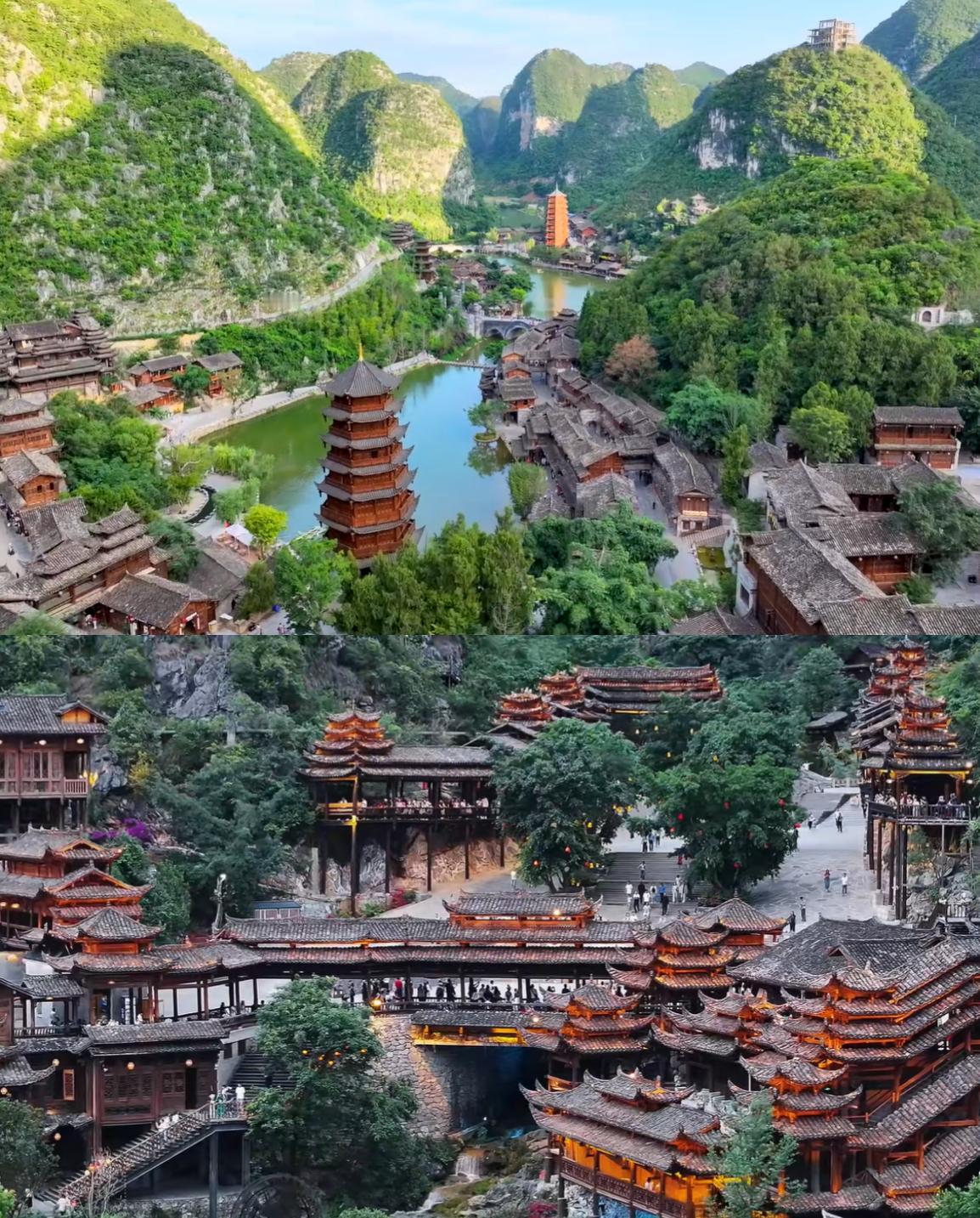 比西江千户苗寨还美！贵州新晋网红打卡地：峰林布依。

我以为，在贵州，西江千户苗