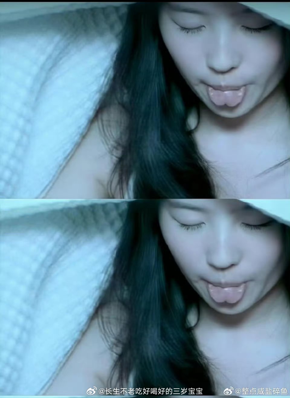 刘亦菲舌头是心形的救命！刘亦菲这是什么人体构造的小巧思啊！连舌头都是爱你的形状，