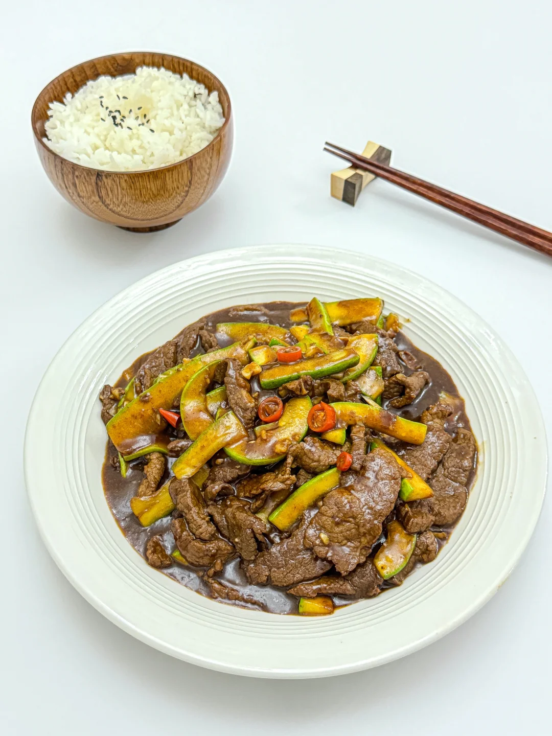 西葫芦炒牛肉  ▏🥩巨下饭，老公吃了两大碗饭