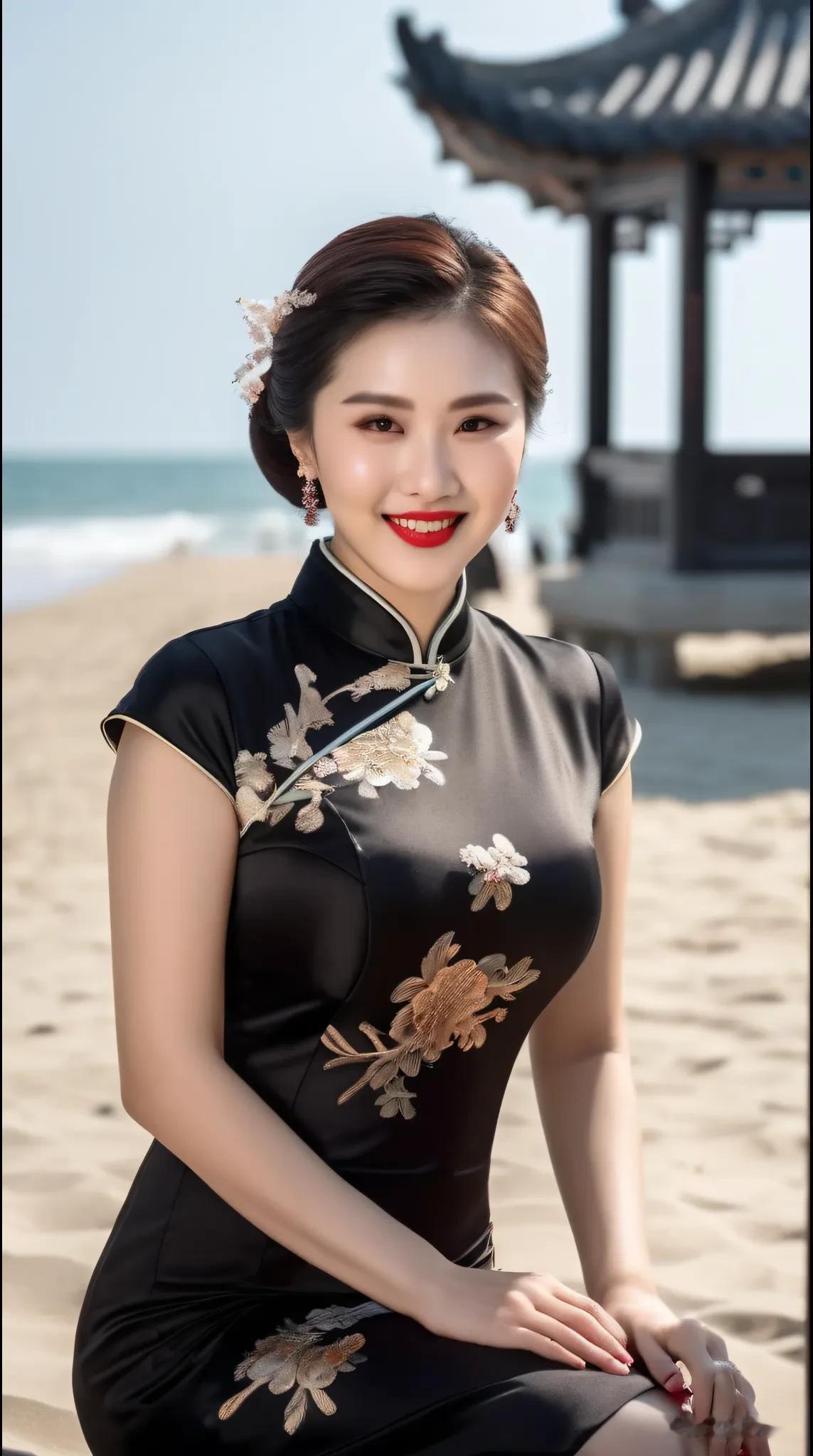 旗袍，是东方女性最美的衣裳#图文伙伴计划# #国风古韵# #完美身材#