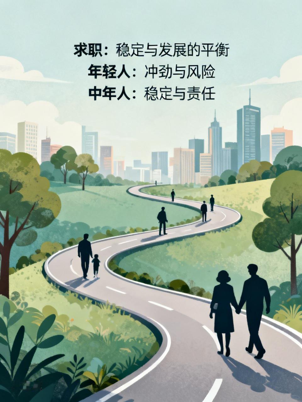 求职时稳定和发展哪个更重要，这得因人而异。
就像那位30岁不到的候选人M，在互联