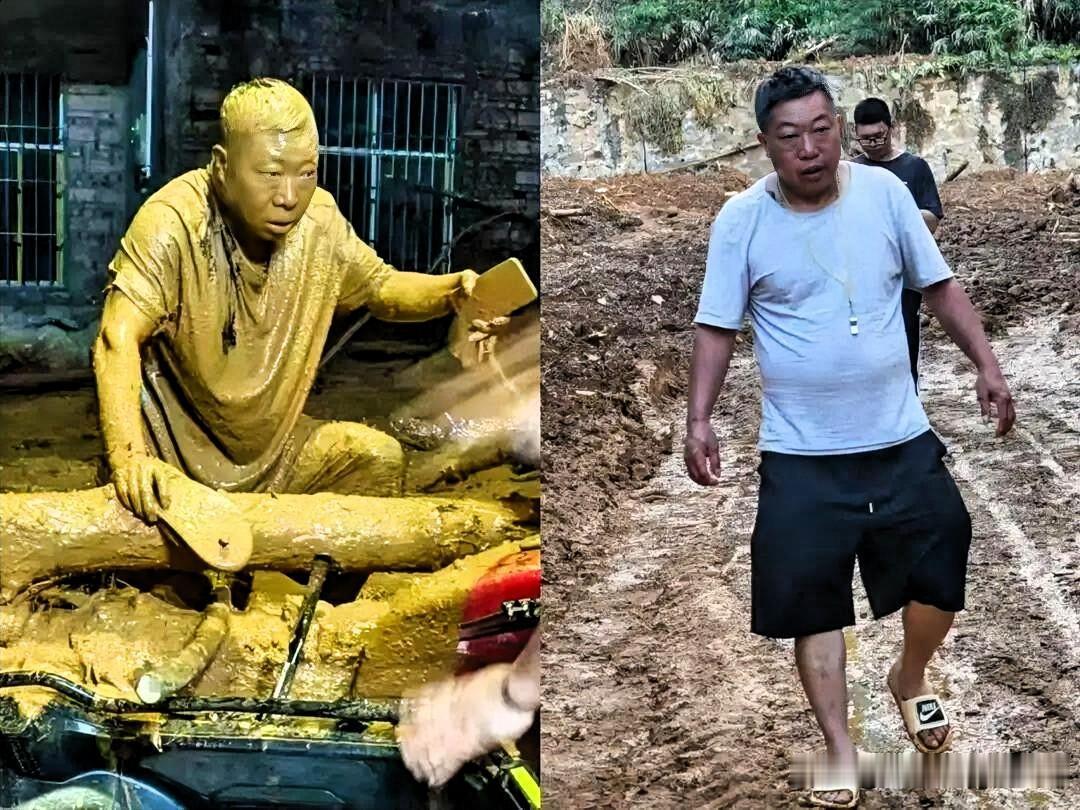 山洪里的“泥人”村组长，救了全村60条人命！
 
一身黄泥，满脸疲惫，谁能想到这