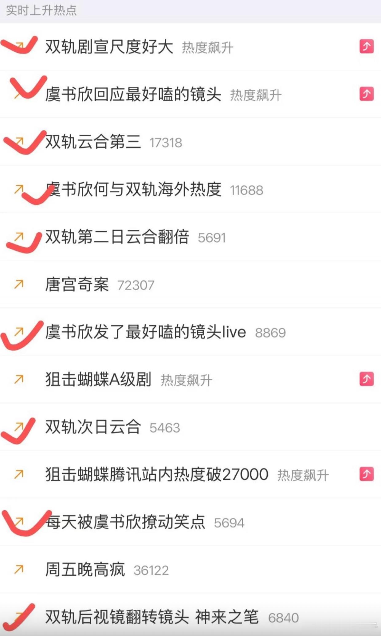 粉丝说0宣传，结果每次打开wb都是这样，全是双轨 