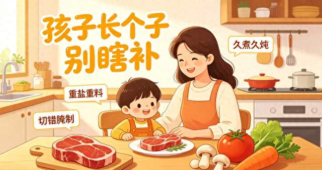 孩子长个子别瞎补！牛肉家常做法，好吃营养不浪费