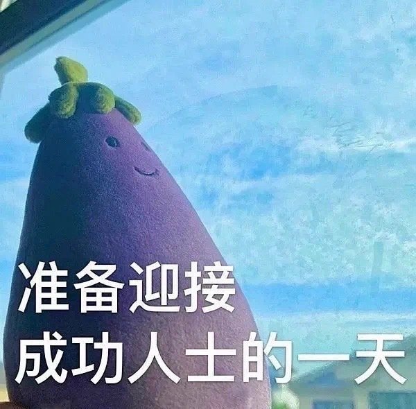 jellycat紫色茄子茄总表情包，拿图DD[送花花] ​​​