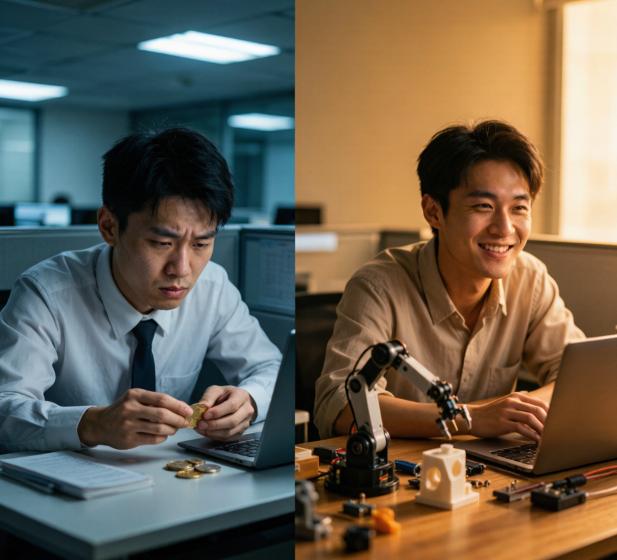 打工人：钱是省出来的！摸到赚钱门道的人：钱是自己造出来的
发现赚钱方式对人影响很