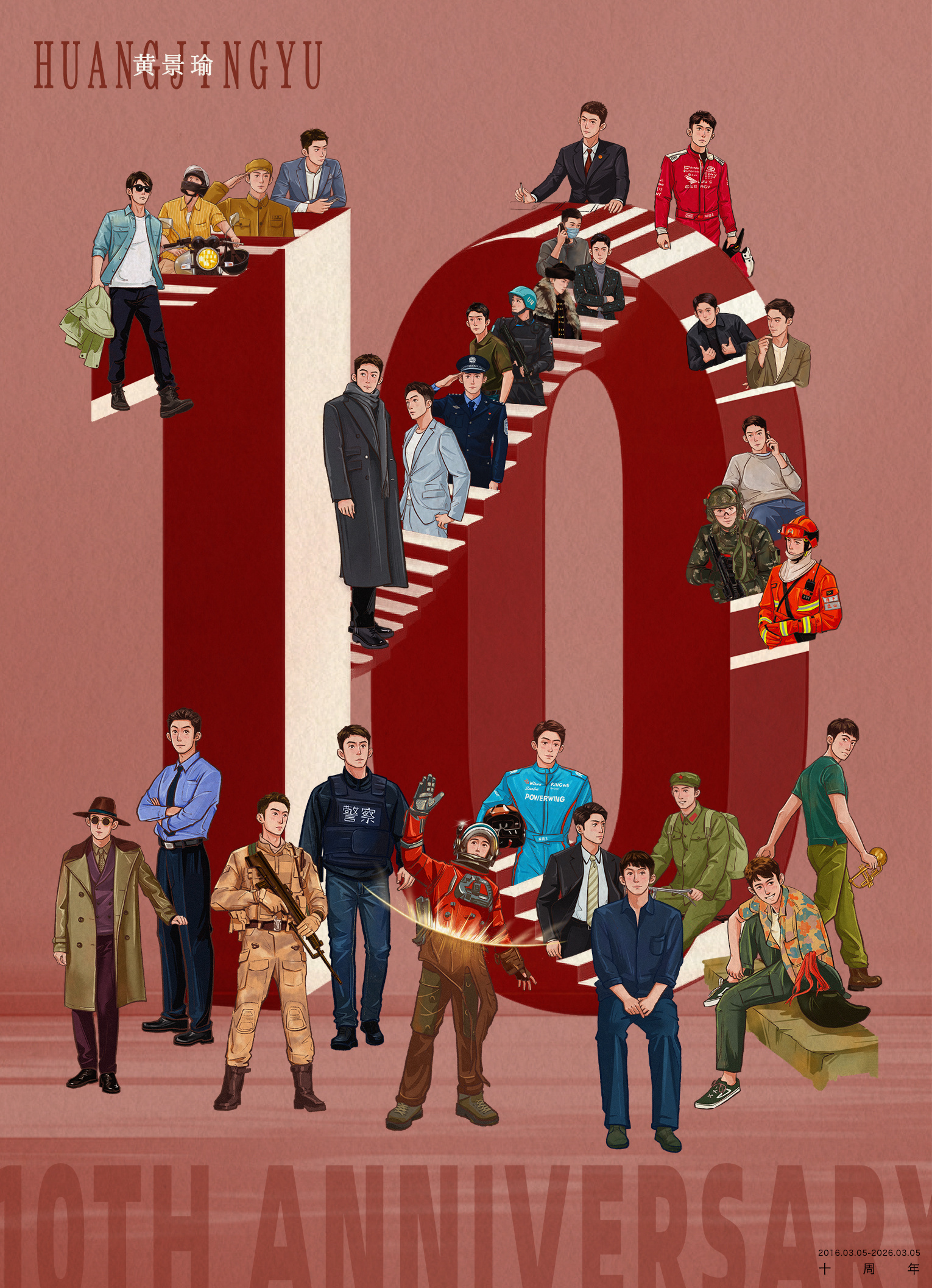 黄景瑜护鲸团十周年(⊙o⊙)哇，差点忘了，今天是护鲸团被赐名十周年，🐳真的好宠