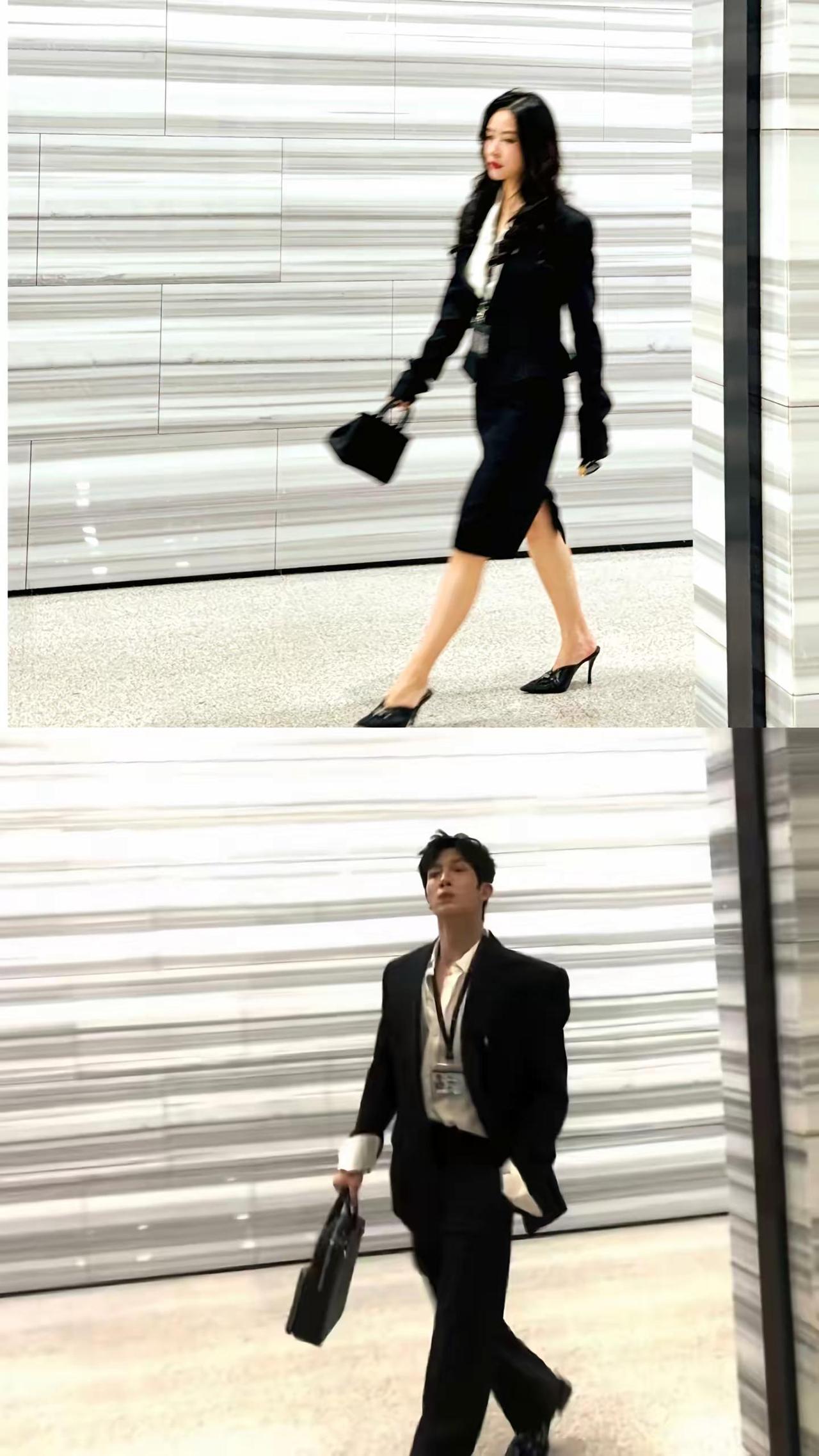 不搭Luke 的车子直接坐luke的位置。职场穿搭 今日份假装高智感look