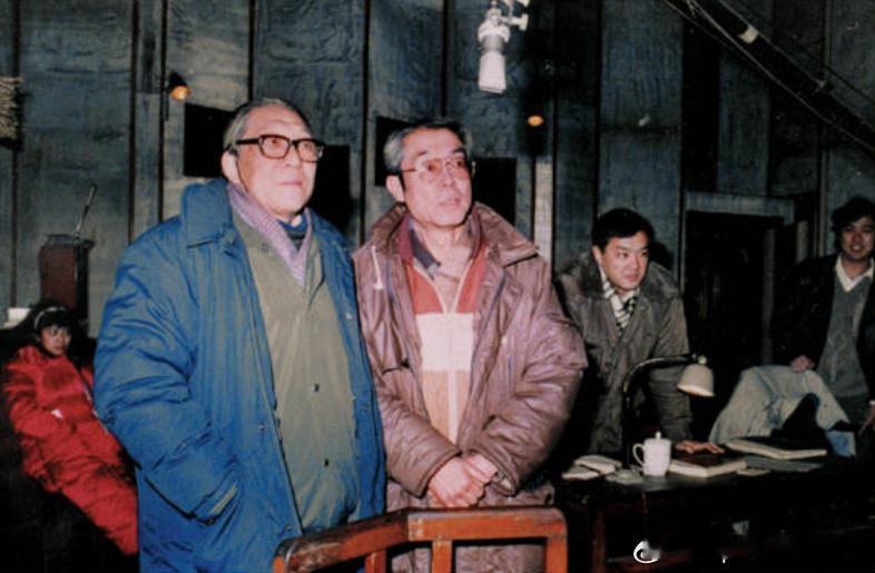 1989年尚华、肖南进行译制配音的南北合作（南为上海、北为长春）历史影像