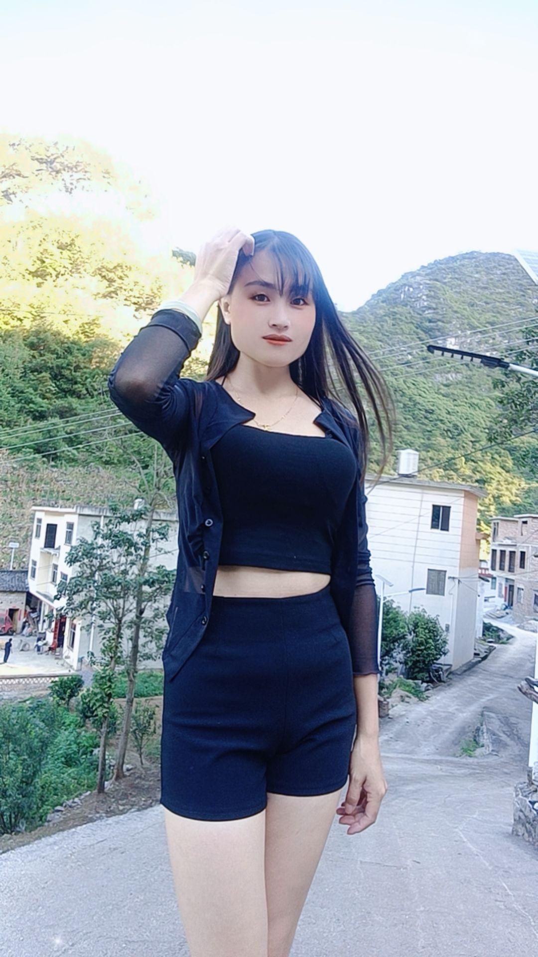 好身材好气质 山里姑娘 这样的身材打几分