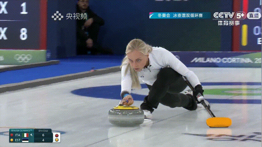 【奥运冰壶】意大利7-4爱沙尼亚，其他场次全是大比分暴杀。夺冠热门意大利队也通过