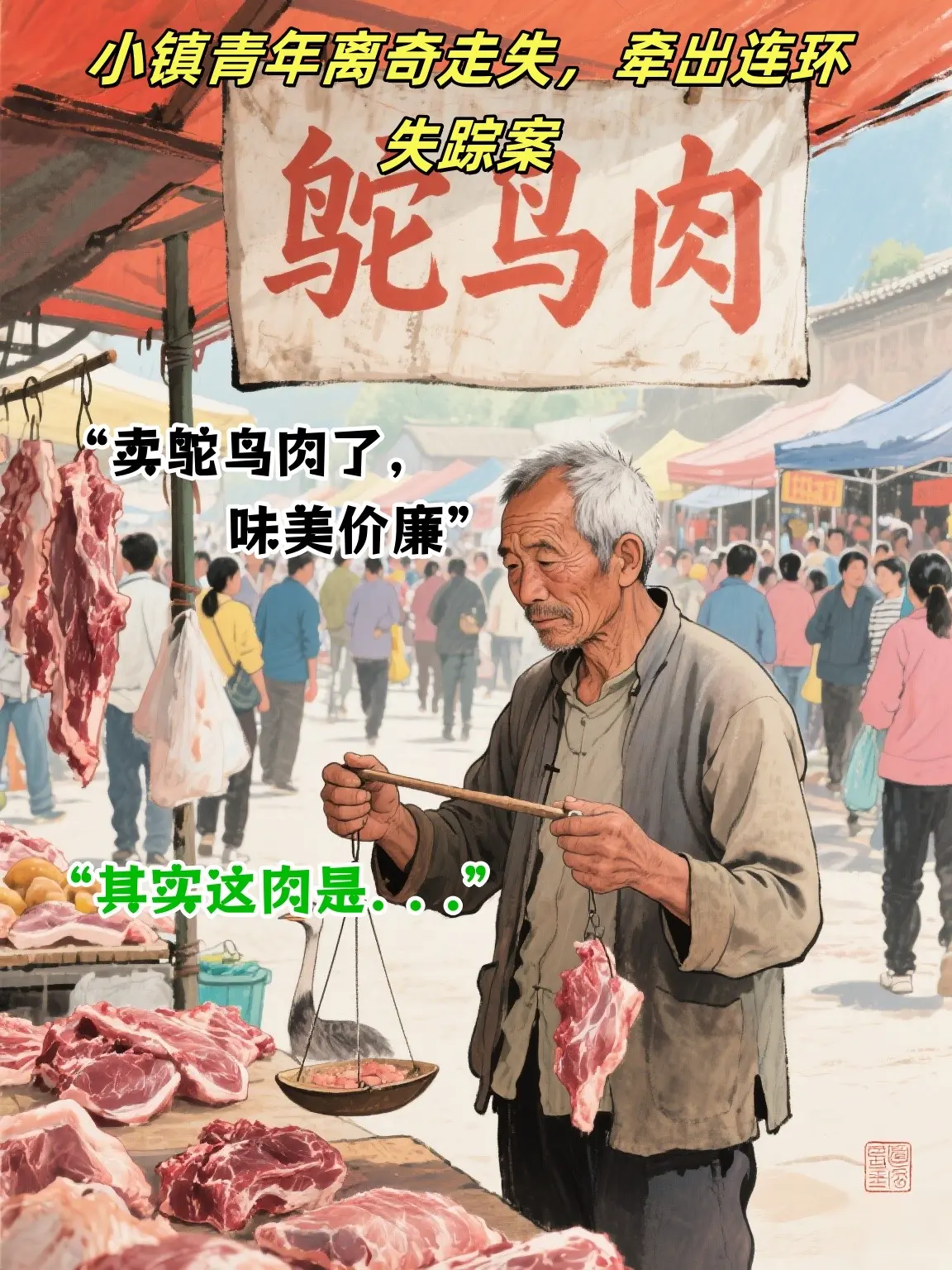 云南刘某：我不允许有人还没吃过鸵鸟肉。
