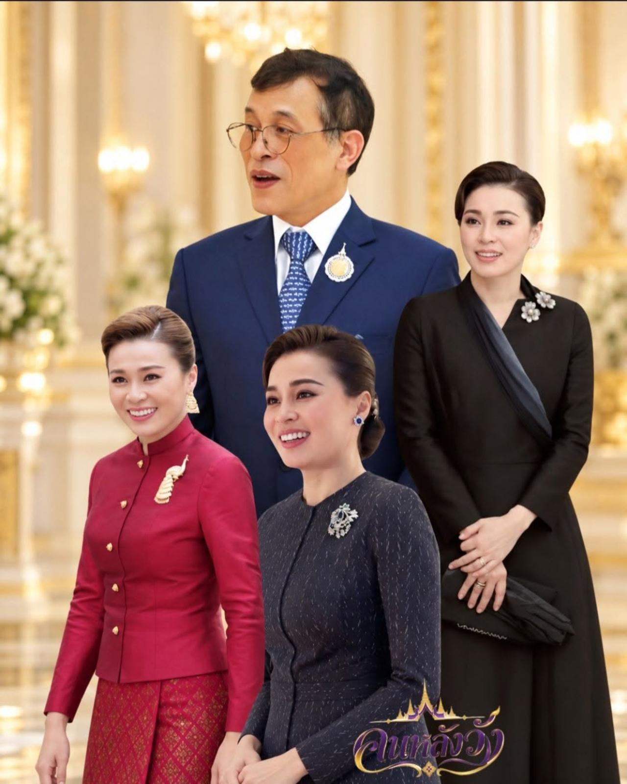 苏提达王后端庄大气，跟泰王郎才女貌
泰王是个花心大萝卜，后宫佳丽不少，但正宫王后