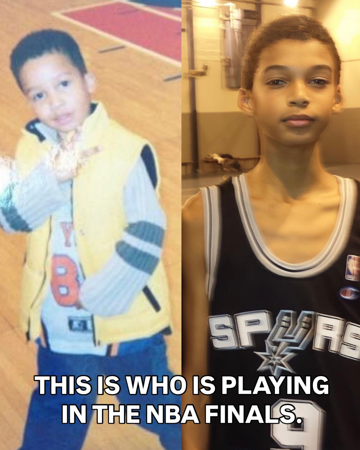 冥冥之中！NBA新生代们的童年也是越来越高清了。NBA