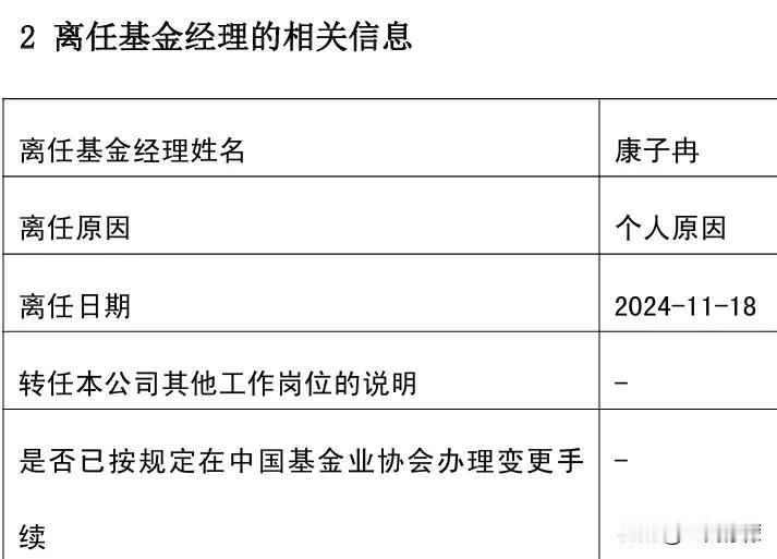 基金经理康子冉因个人原因离任平安鑫安混合和平安灵活配置混合，他去年12月才加入平