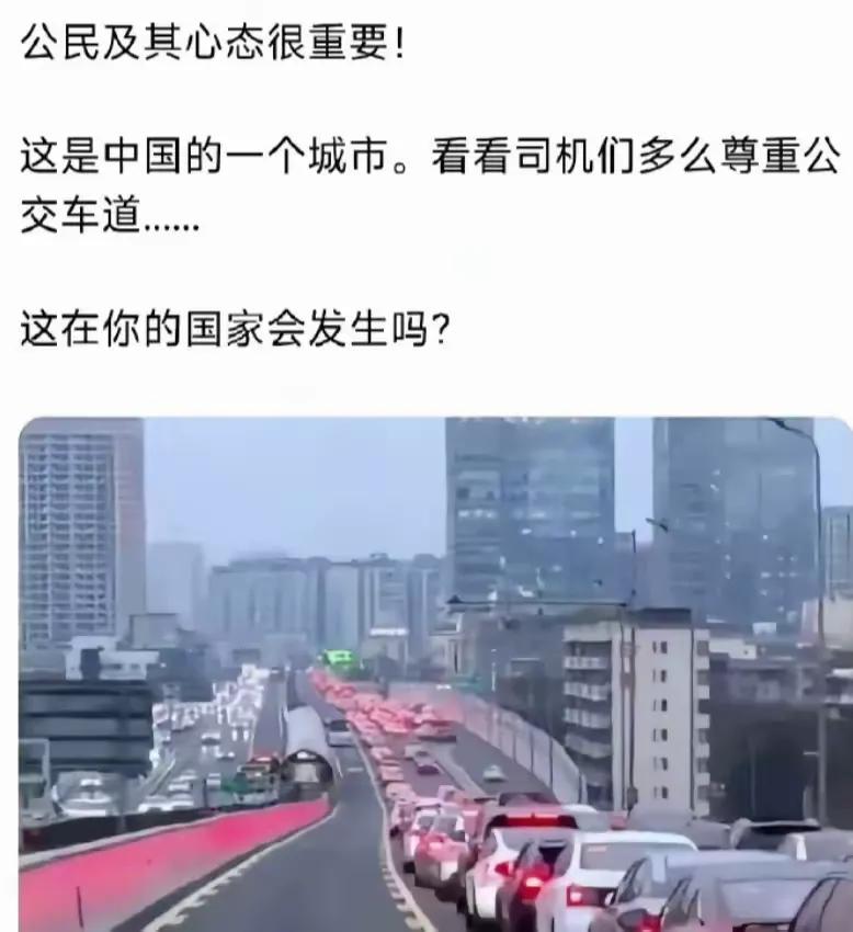 这再次证明，办好中国自己的事，比什么都重要。我相信，这位外国网友看到的这样一幕，