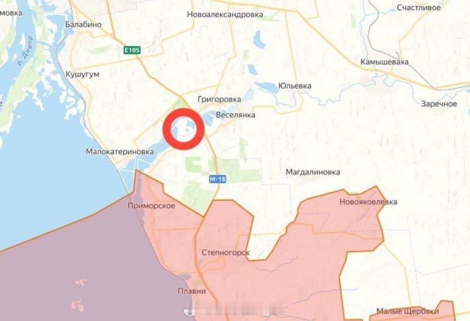 俄罗斯军队控制了扎波罗热州西部的列奇诺耶村，距离州首府扎波罗热大约10公里。俄乌