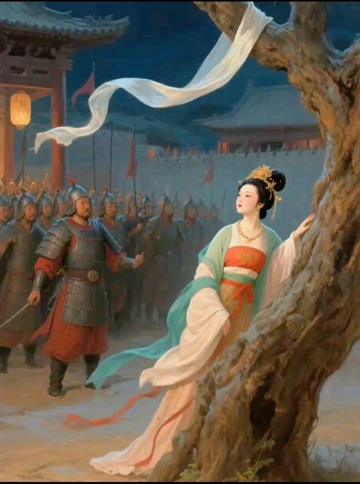 常言祸水乱朝纲
玉环倾城马嵬亡
商纣宠幸妲己女
———？

上联：烽火戏诸侯；