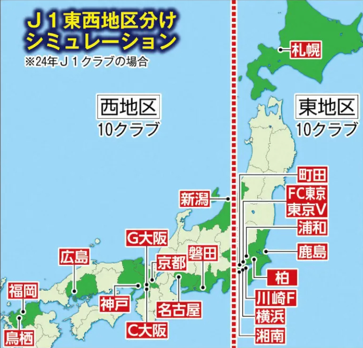 日职的首个跨年赛季安排来了2026/27赛季的J1、J2、J3联赛的首轮比赛计划
