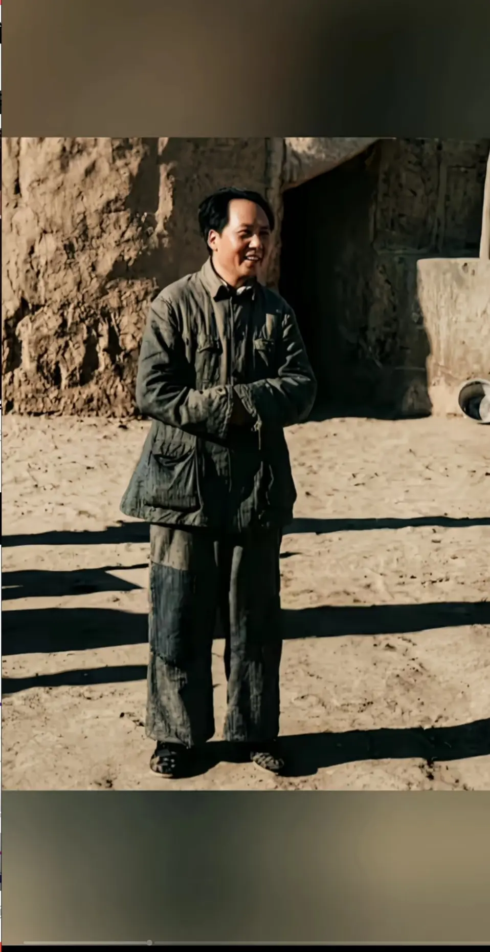 难得一见的伟人这张照片！