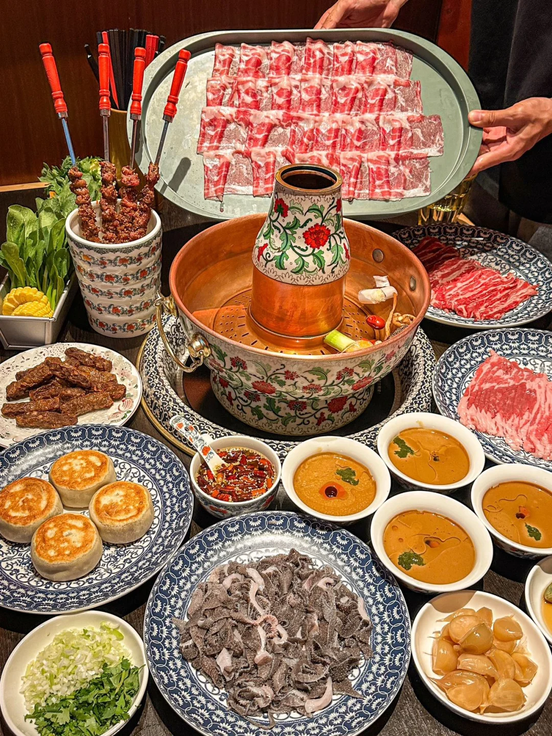 在宁波！！吃到了正宗的老北京铜锅涮肉