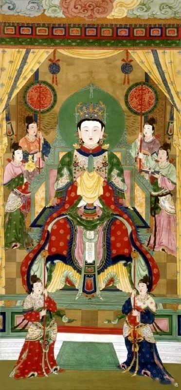 碧霞元君，又称泰山玉女、泰山娘娘、泰山奶奶、三仙圣母，是以中国大陆华北地区为中心