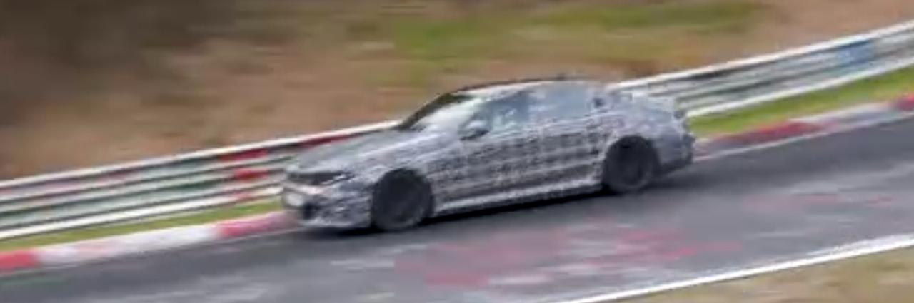 改款宝马M5纽北测试谍照   内饰预计取消仪表盘 改全景HUD

外观，前脸 独