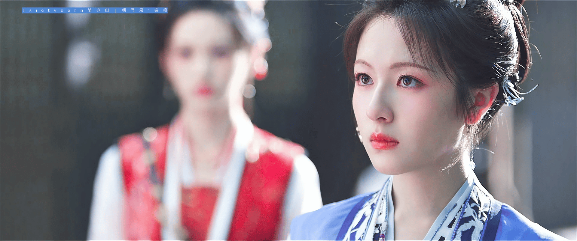 李兰迪古装怼脸好美  《朝雪录》李兰迪古装怼脸好美，完全就是溢出屏幕的一种灵动感