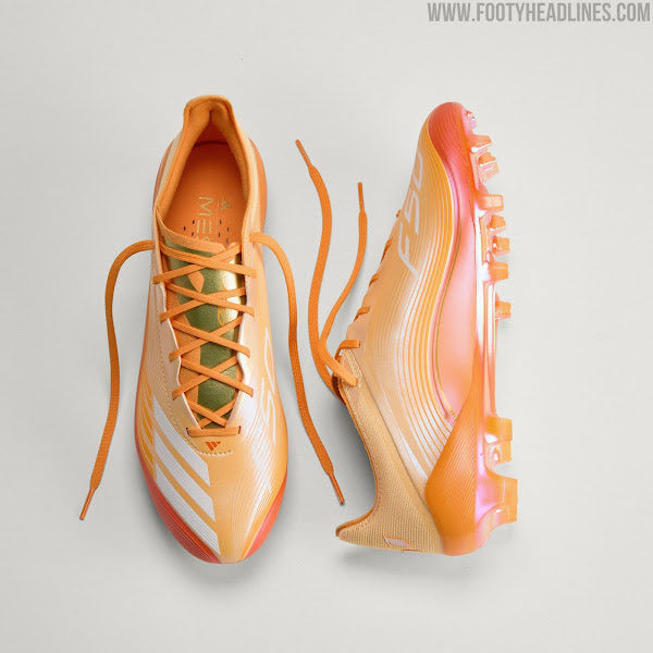 阿迪达斯为传奇莱昂内尔·梅西推出新鞋泄露，名为“金色时刻” 👟🟠世界杯