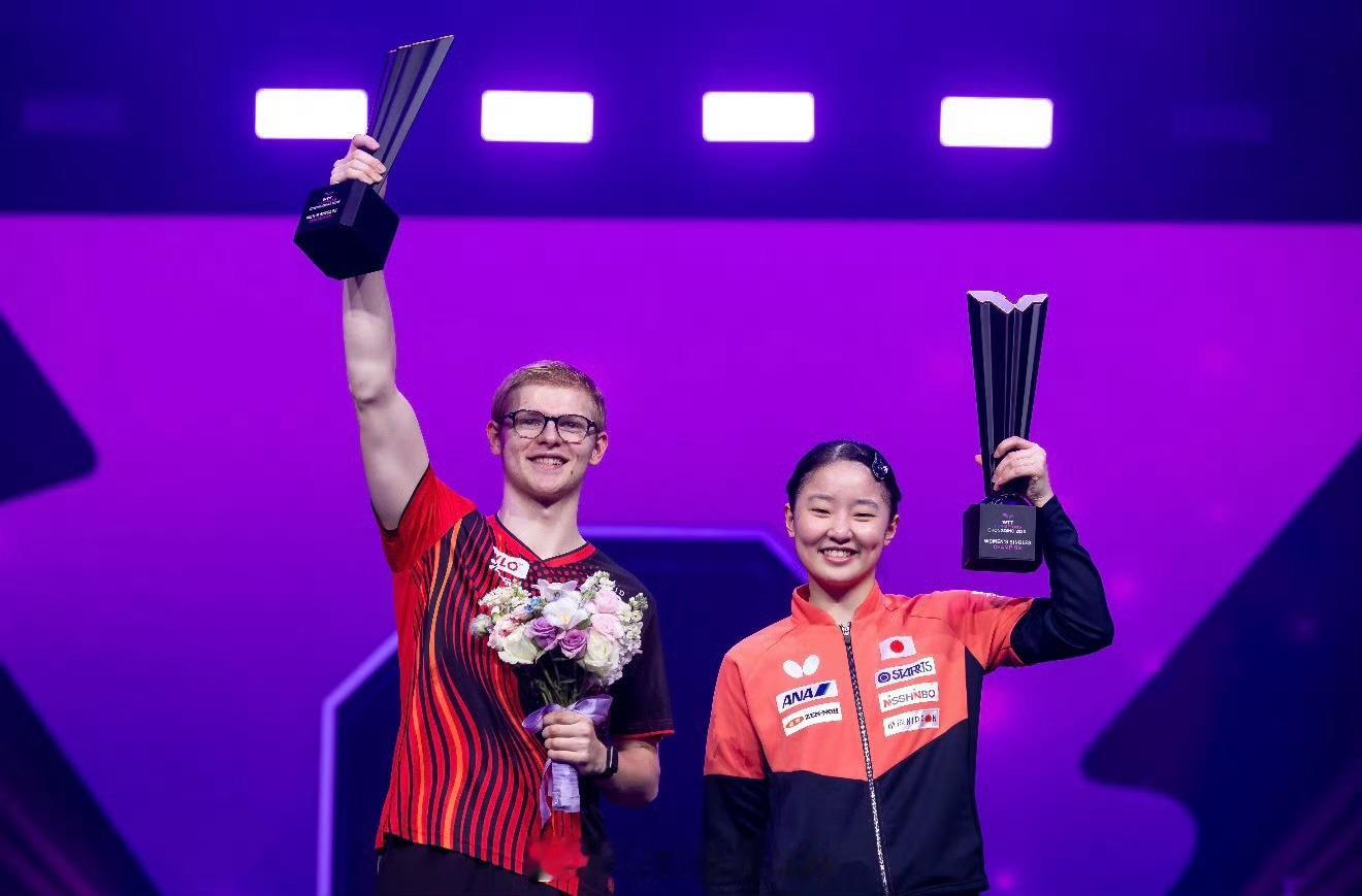 如何评价现在的国乒梯队建设？🔻WTT重庆冠军赛男女冠军，法国队F勒布伦19岁和