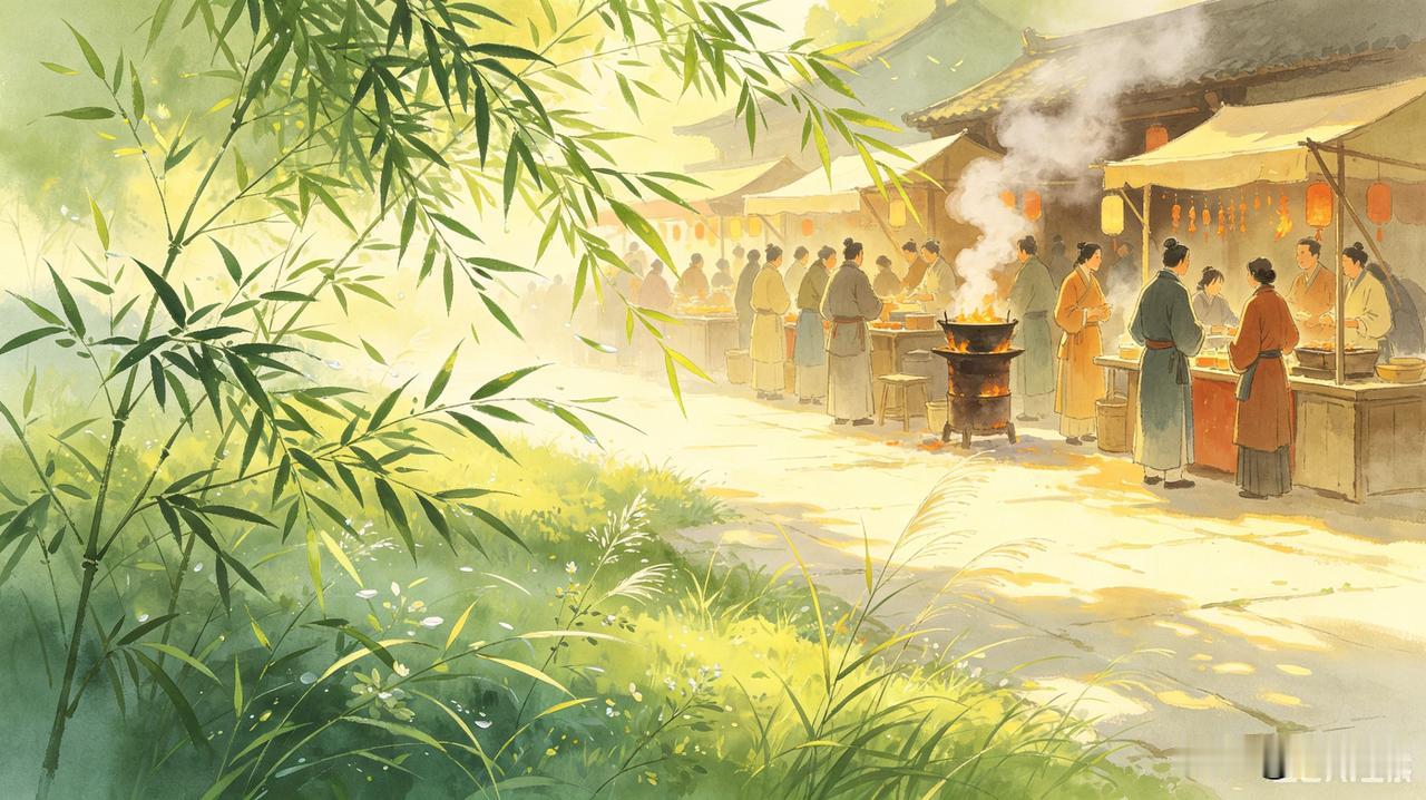 整体是清润草木香交织热闹烟火气，兼具清雅沉静与人间热闹，分几层感受：
 
一、嗅